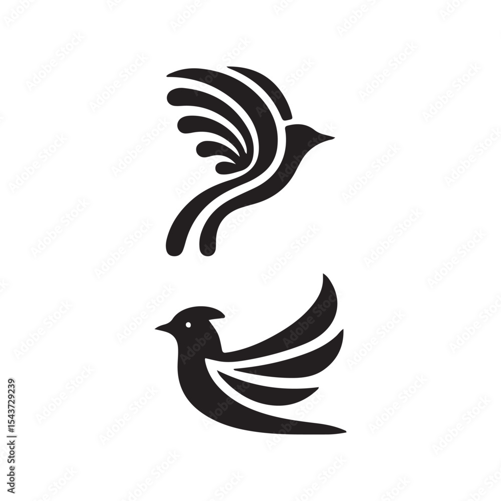 Fototapeta premium dove symbol vector