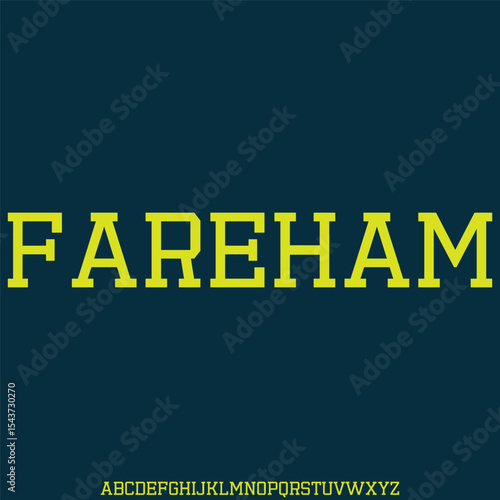 Elegant condensed serif font vector