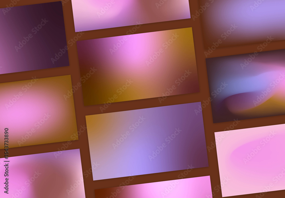 Set of 20 Gradient Backgrounds Stock Template | Adobe Stock