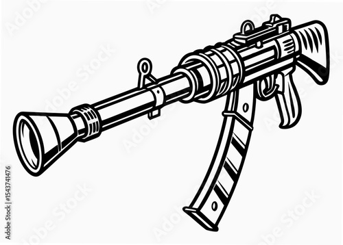 gun vector illustration