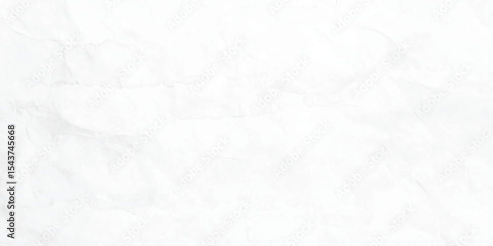 Fototapeta premium Crumpled white paper texture or paper background for design. Old crumpled grey paper background texture. White paper texture for design with copy space for text. 