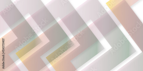 Abstract geometric technology background gradient color box line banner  digital triangular element paper surface. 