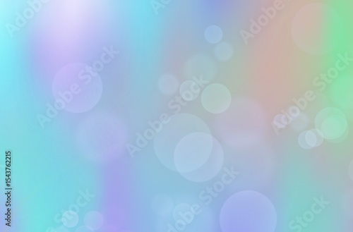 Abstract pastel bokeh background with soft circles and light gradient colors including blue, purple, pink, and green. Ideal for web design, digital art, presentations, or as a calming visual backdrop