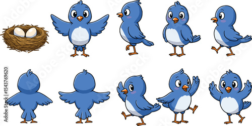  Creepy Blue Teddy Bear with Stitches, Buttons, and Sharp Teeth, Ideal for Horror, Spooky, and Halloween Designs