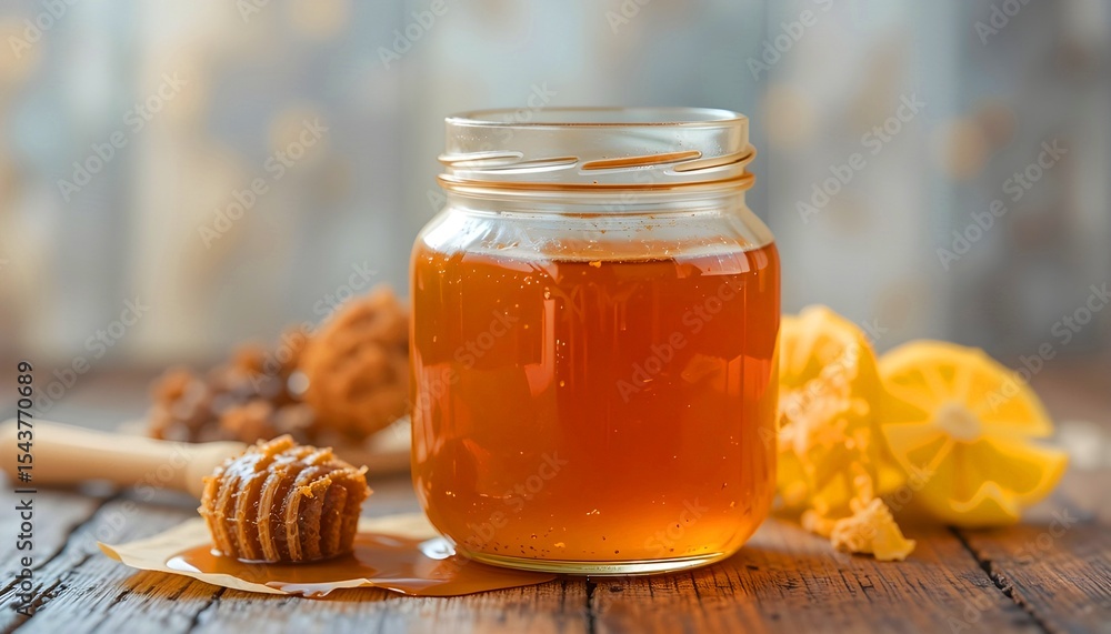 fresh honey with honeycomb fresh honey with honeycomb