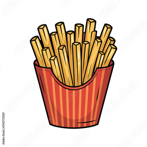 Golden French Fries Crispy, Salty, and Irresistibly Delicious Snack!