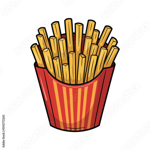 Golden French Fries Crispy, Salty, and Irresistibly Delicious Snack!