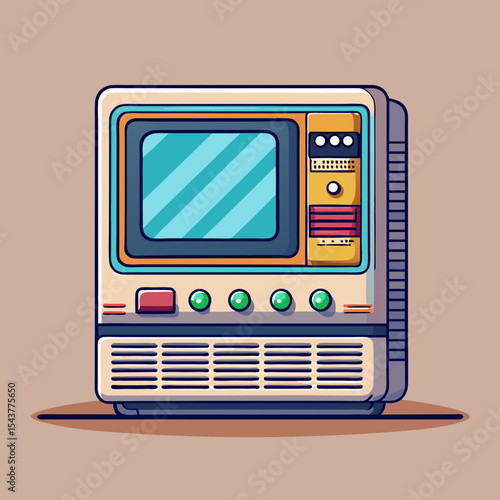 vintage tv set