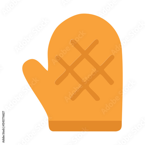 Oven Mitt Flat Icon