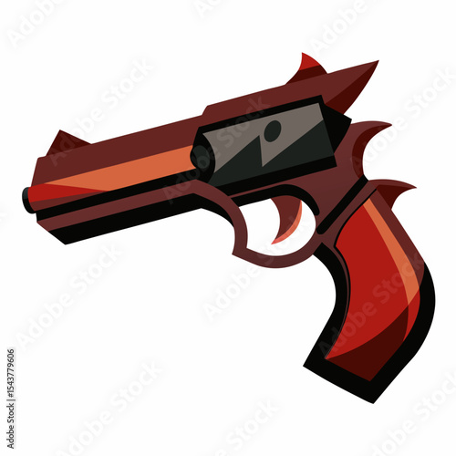 pistol and bullets