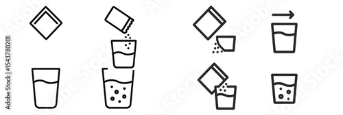 Demonstration of beverage mixing process with various stages and tools used in a home setting