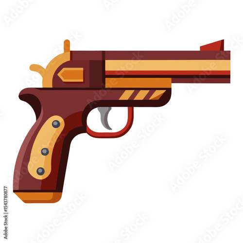 pistol and bullets