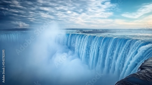 Majestic Niagara Falls, dramatic water