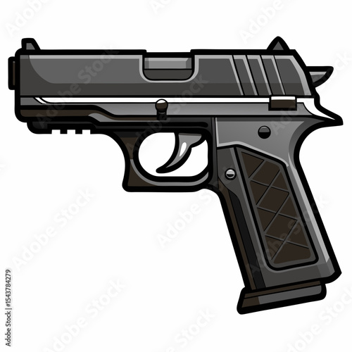 pistol and bullets
