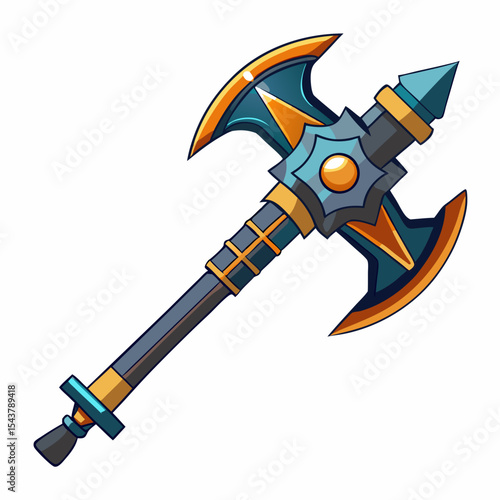 vector illustration of a hammer