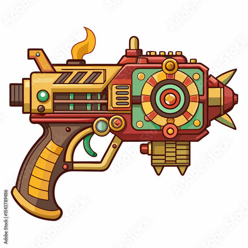 vector illustration of an abstract background with gears