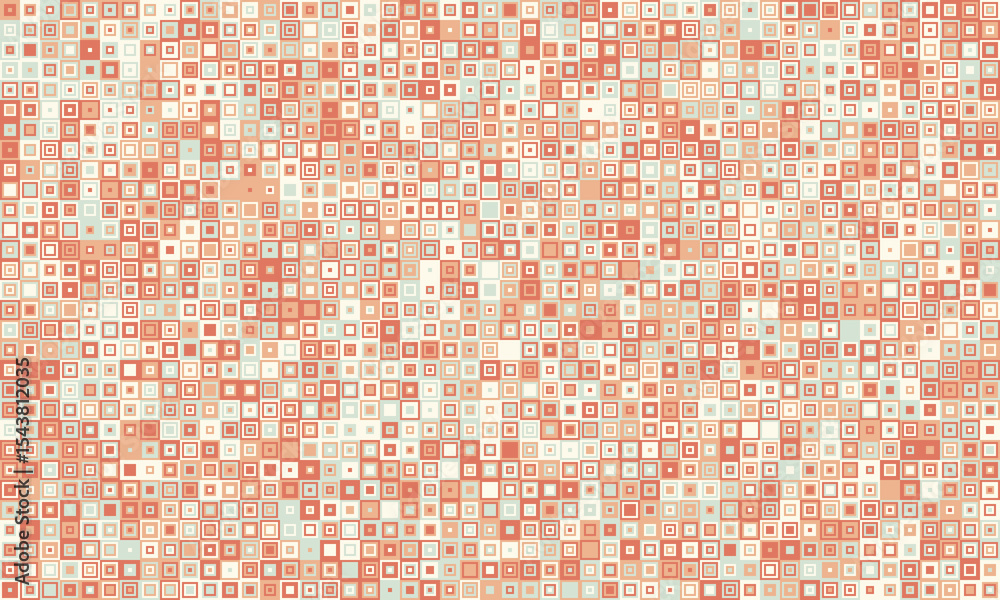 Fototapeta premium Abstract geometric mosaic pattern. Subtle color variations create a textured, modern design ideal for backgrounds, websites, or textile prints.