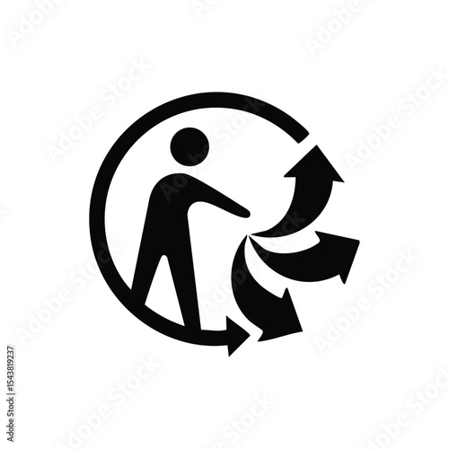 TRIMAN BLACK VECTOR SIGN ICON LOGO