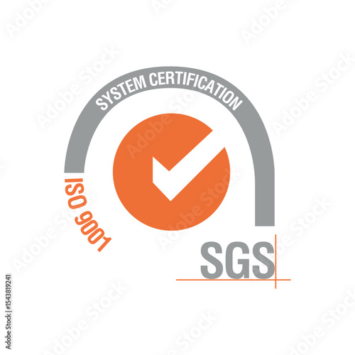 SGS ISO-9001 VECTOR LOGO SIGN