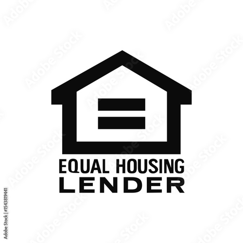  EQUAL HOUSING LENDER VECTOR SIGN