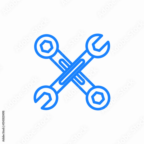 repair tools icon sign vector