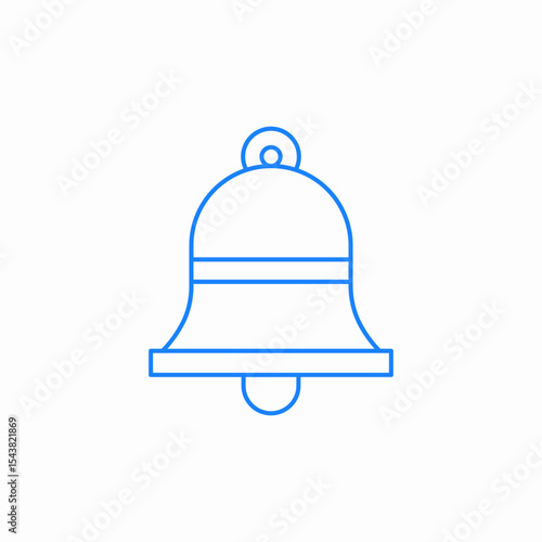 ring bell icon sign vector