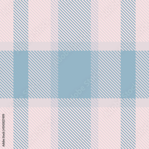 Elegant pastel plaid pattern in soft blue and pink hues.  Perfect for textile design, wallpaper, packaging, or website backgrounds.