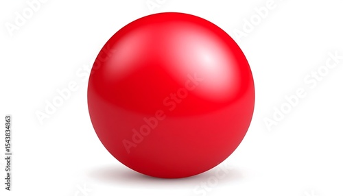 Free Download Red sphere with white background. - GFXLoad