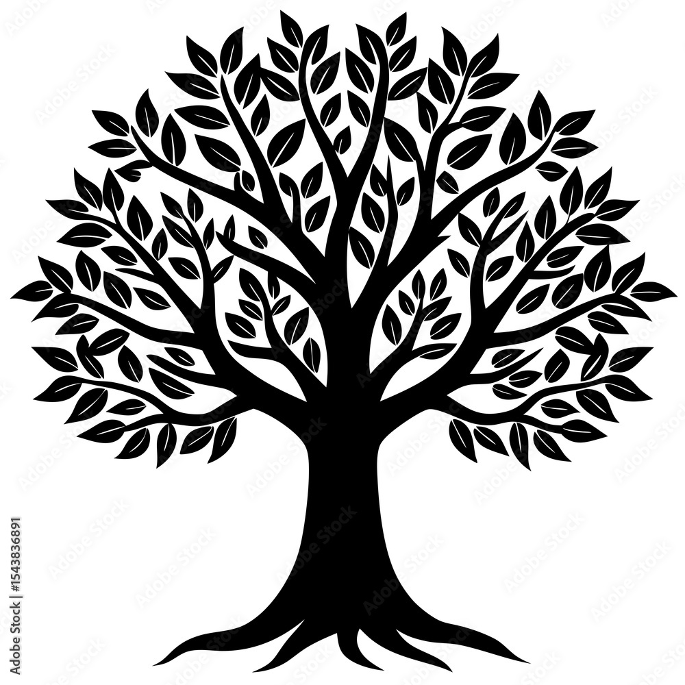 Obraz premium tree with roots