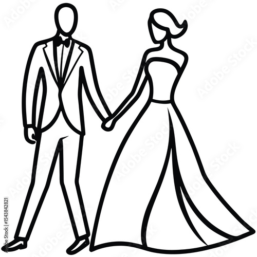 bride and groom
