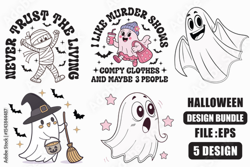 Art & Illustration,This name combines the idea of Halloween monsters, cartoon people, and animals, while aligning with the tags like coloring, funny, children