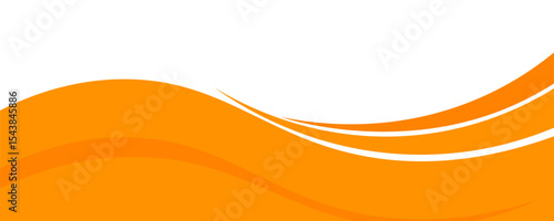 orange and white business wave banner background. overlapping vector waves background.