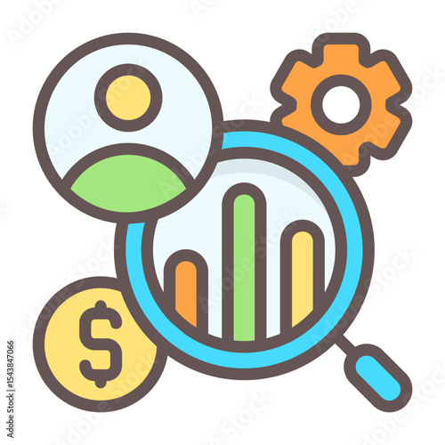 Market Research Vector Icon