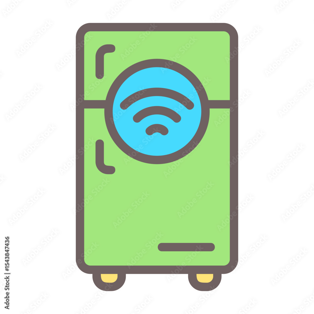 Smart Appliance Vector Icon Smart Appliance Vector Icon