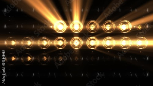 Lights Flashing Wall Showtec VJ Stage Floodlight 4K Blinder Blinking Lights Flash Club Flashlights Disco Lights Matrix Beam Lights Bulb Halogen Headlamp Lamp Nightclub Turn Off On Loop