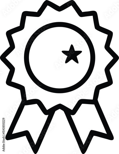 Certified, Approved and Medal Icon Set Vector Design.