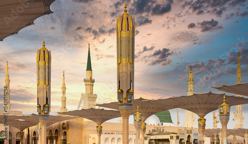 Foto Prophets Mosque in Medina, in Saudi Arabia