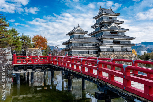 Valokuva View of  Castle, Matsumoto, Japan