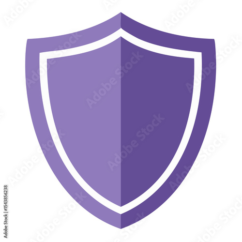 Isolated purple shield graphic illustration Security icon concept protection emblem safety symbol data antivirus secure antivirus digital