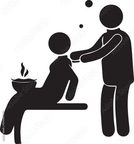 give an upper body massage