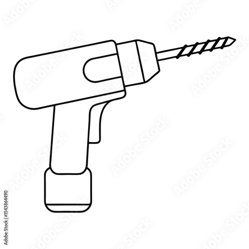 hand with drill