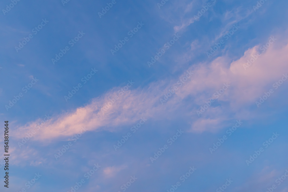 Obraz premium 流れる雲