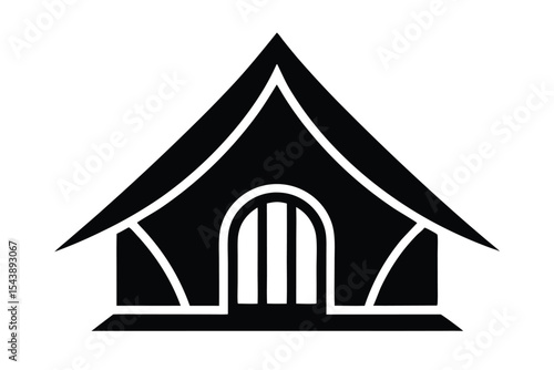 shelter vector icon