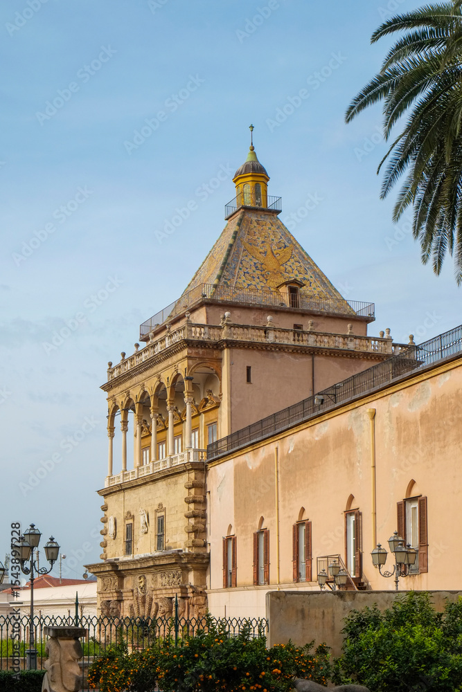 Fototapeta premium Palermo, Sicily. Norman Palace exterior