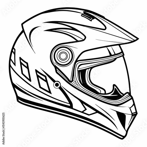 helmet on a white background