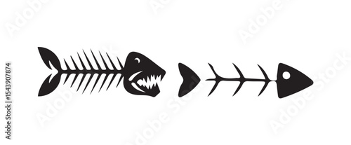Fish vector icons. Vector fish. Fishing symbols. Seafood icons. vector illustration eps 10.