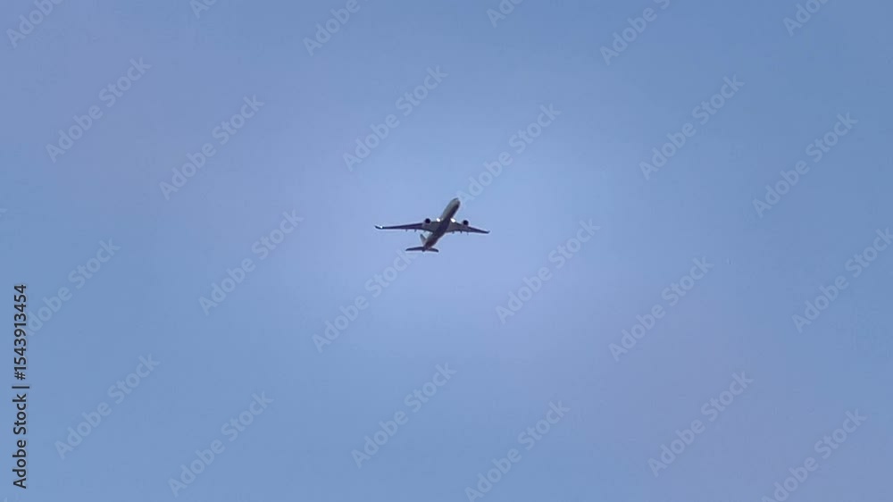 airplane in flight airplane in flight