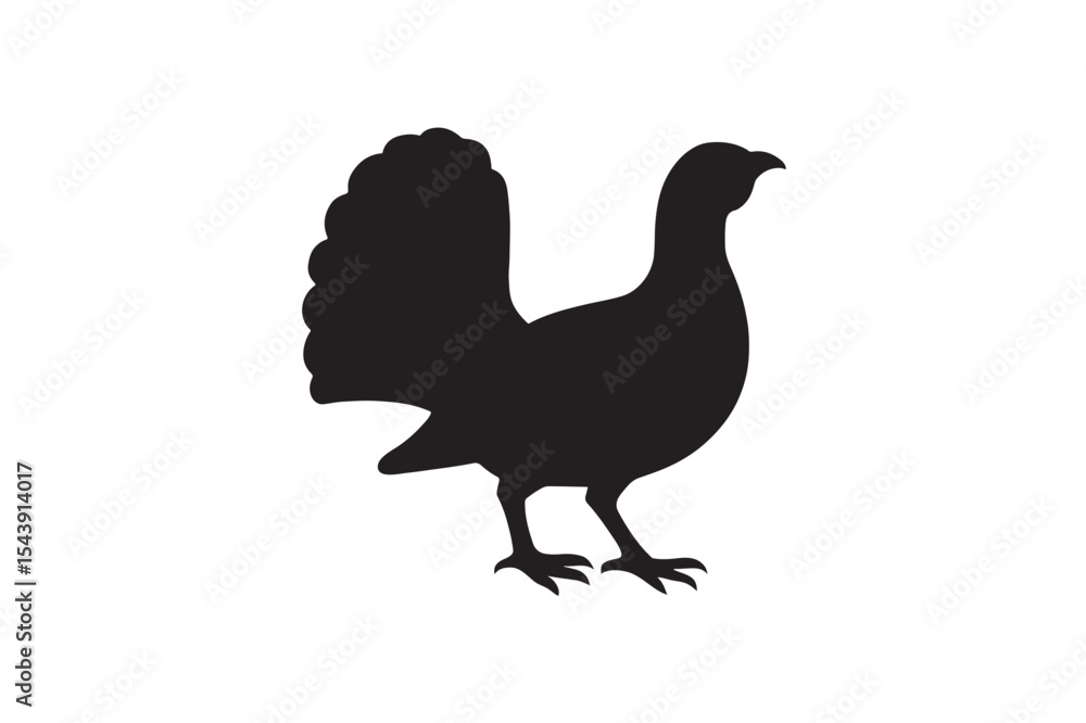 Fototapeta premium caper silhouettes.