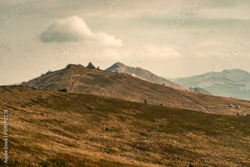 Fototapeta Naklejka Na Ścianę i Meble -  Polonina Wetlinska, Bieszczady mountain, Bieszczady National Park, Poland.