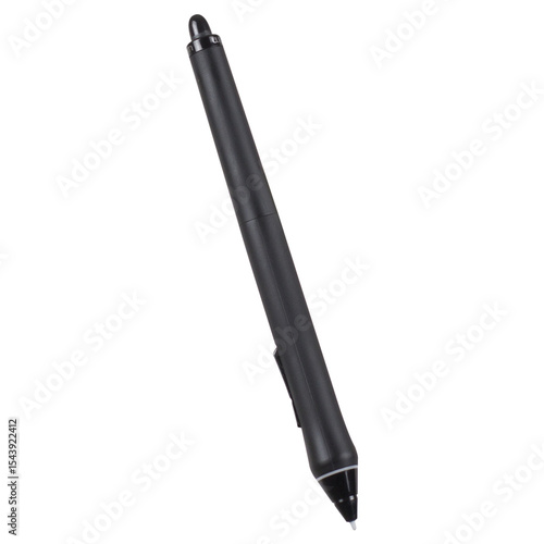 Wallpaper Mural A sleek black stylus designed for digital drawing and writing on touchscreens. Torontodigital.ca